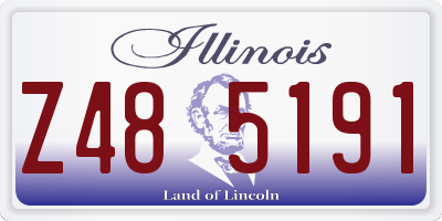IL license plate Z485191