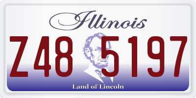 IL license plate Z485197