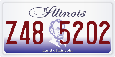 IL license plate Z485202