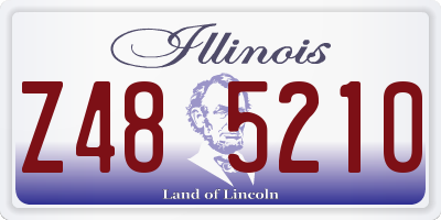 IL license plate Z485210