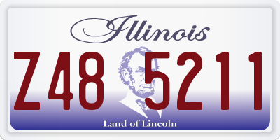 IL license plate Z485211