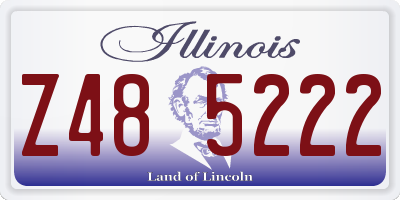 IL license plate Z485222