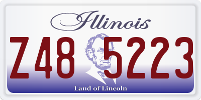 IL license plate Z485223