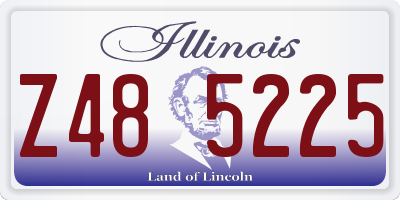 IL license plate Z485225