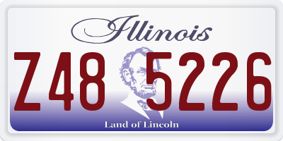 IL license plate Z485226