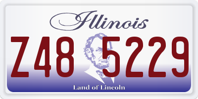 IL license plate Z485229