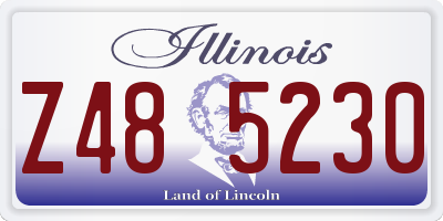 IL license plate Z485230