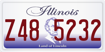 IL license plate Z485232