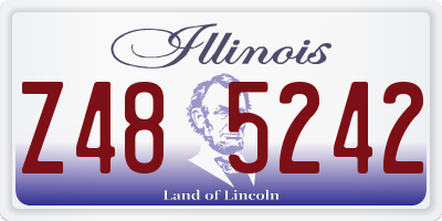 IL license plate Z485242