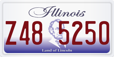 IL license plate Z485250