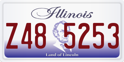 IL license plate Z485253