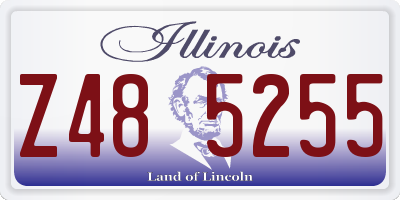 IL license plate Z485255