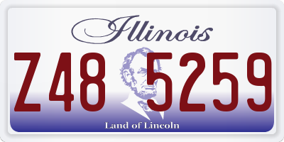 IL license plate Z485259