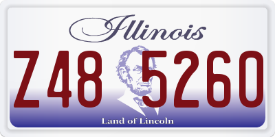IL license plate Z485260