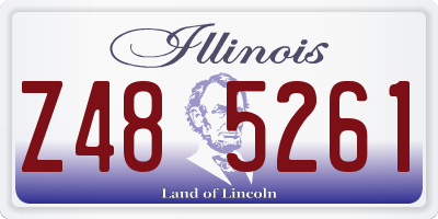 IL license plate Z485261