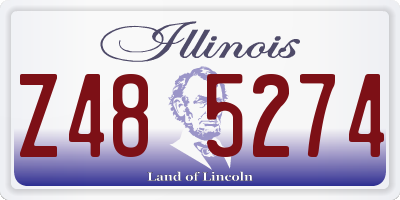 IL license plate Z485274
