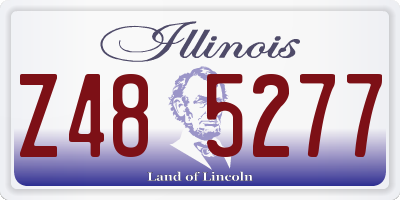 IL license plate Z485277