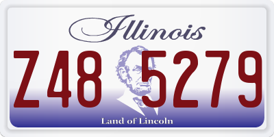 IL license plate Z485279