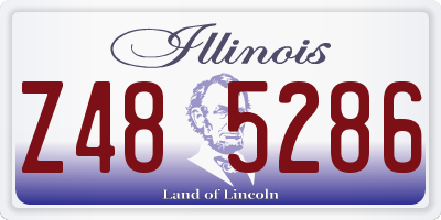 IL license plate Z485286