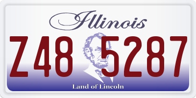 IL license plate Z485287