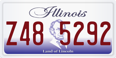 IL license plate Z485292