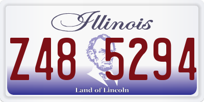 IL license plate Z485294