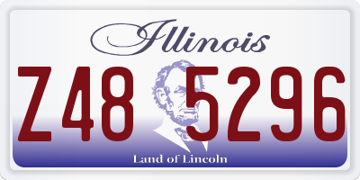 IL license plate Z485296