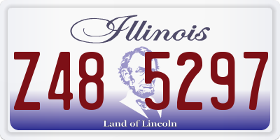 IL license plate Z485297