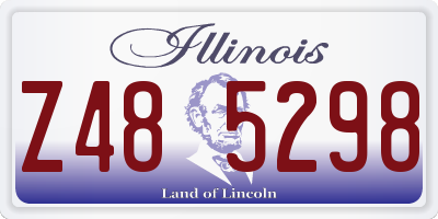 IL license plate Z485298
