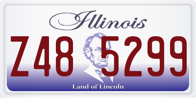 IL license plate Z485299