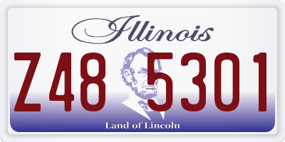 IL license plate Z485301