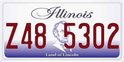 IL license plate Z485302