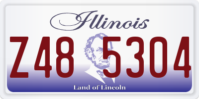IL license plate Z485304