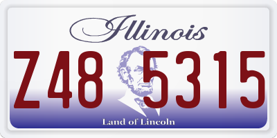 IL license plate Z485315
