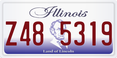 IL license plate Z485319