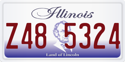 IL license plate Z485324