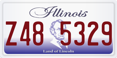 IL license plate Z485329