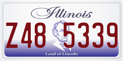 IL license plate Z485339