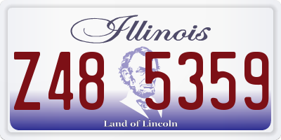 IL license plate Z485359