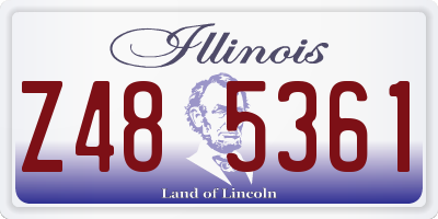 IL license plate Z485361
