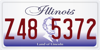 IL license plate Z485372