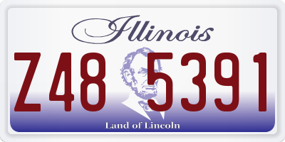IL license plate Z485391