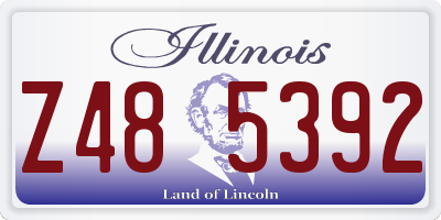 IL license plate Z485392