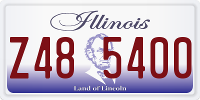 IL license plate Z485400