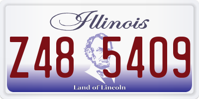 IL license plate Z485409