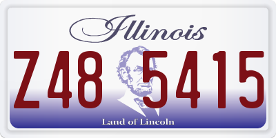 IL license plate Z485415