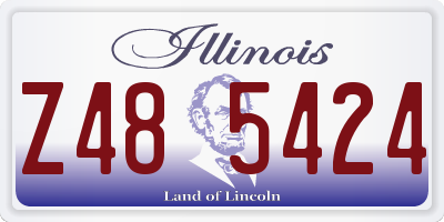 IL license plate Z485424
