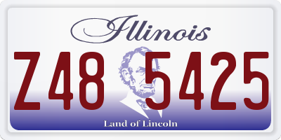 IL license plate Z485425