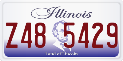 IL license plate Z485429