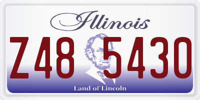 IL license plate Z485430